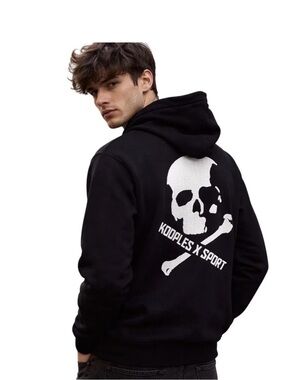 Kooples x Sport Skull Hoodie – Black – Size XS – NEW WITH TAGS (NWT)